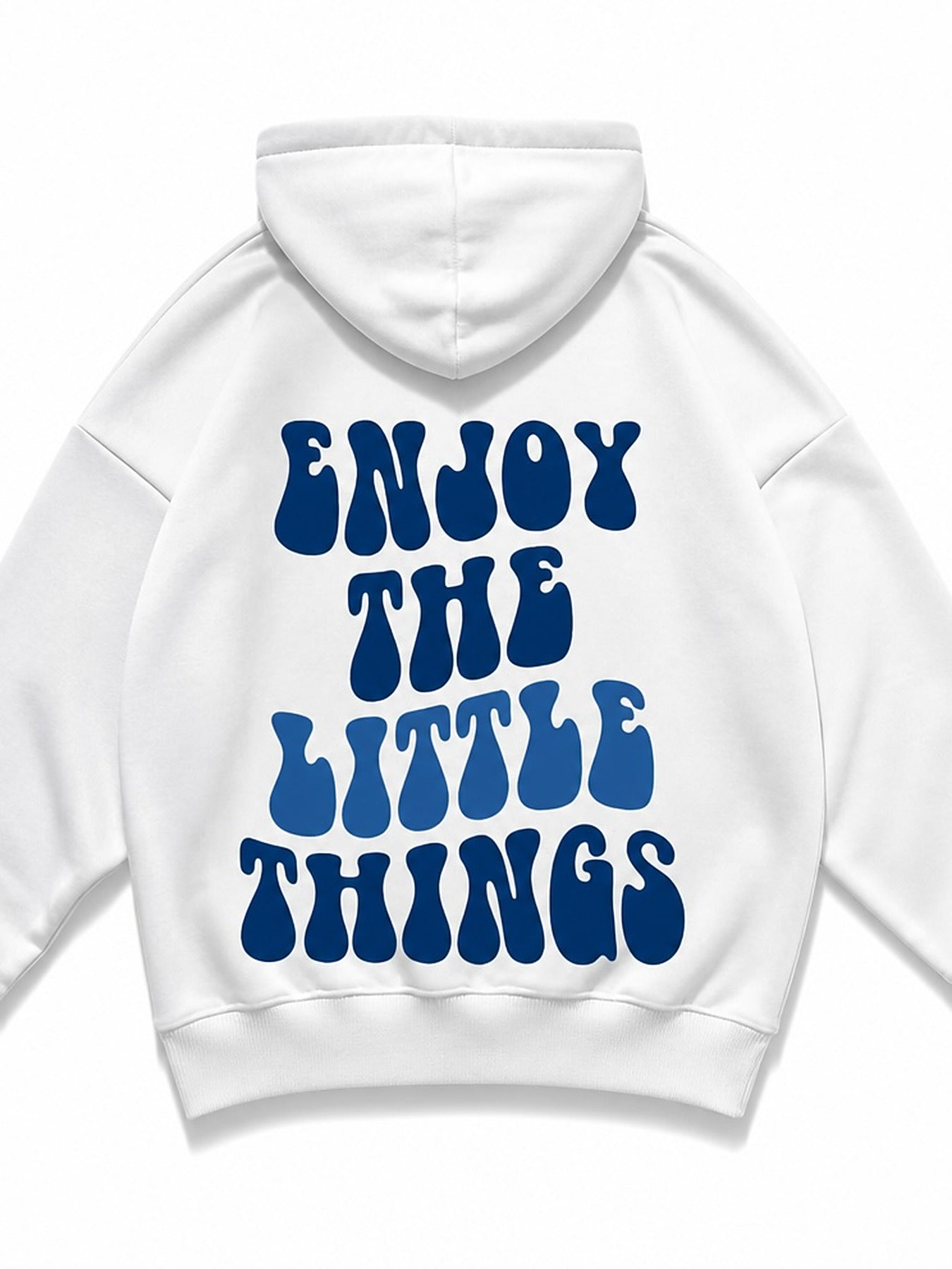 Enjoy The Little Things hoodie in ice white